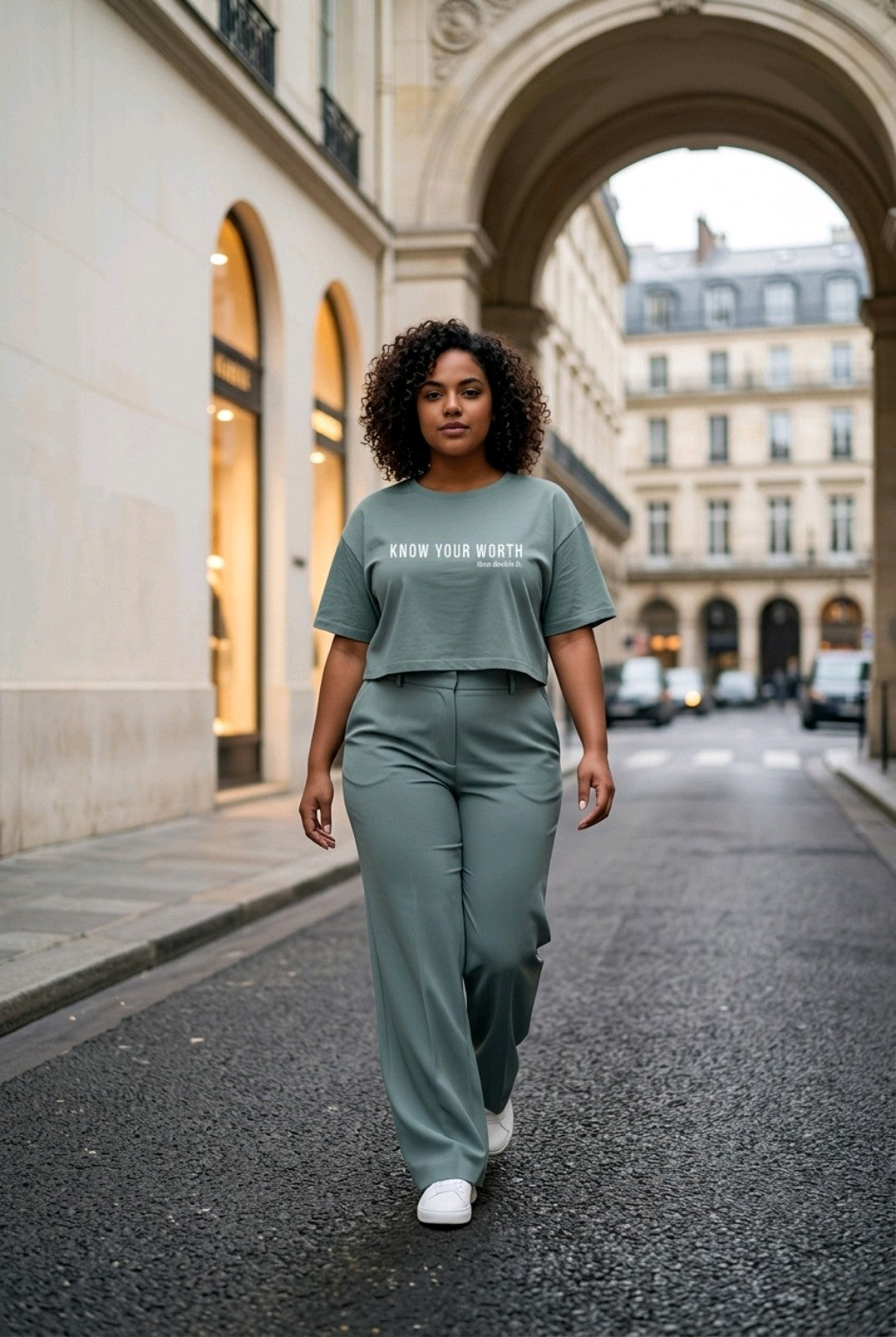 SOFT POWER crop top black/mineral