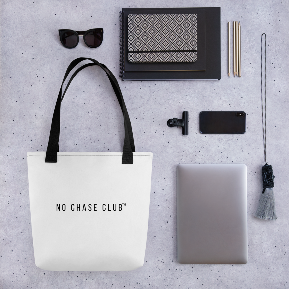 NO CHASE CLUB tote