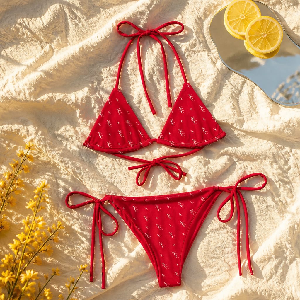 NCC Signature String Bikini - Red